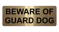 1322 BEWARE OF GUARD DOG Metal Aluminium Plaque Sign Gate Door House Garden