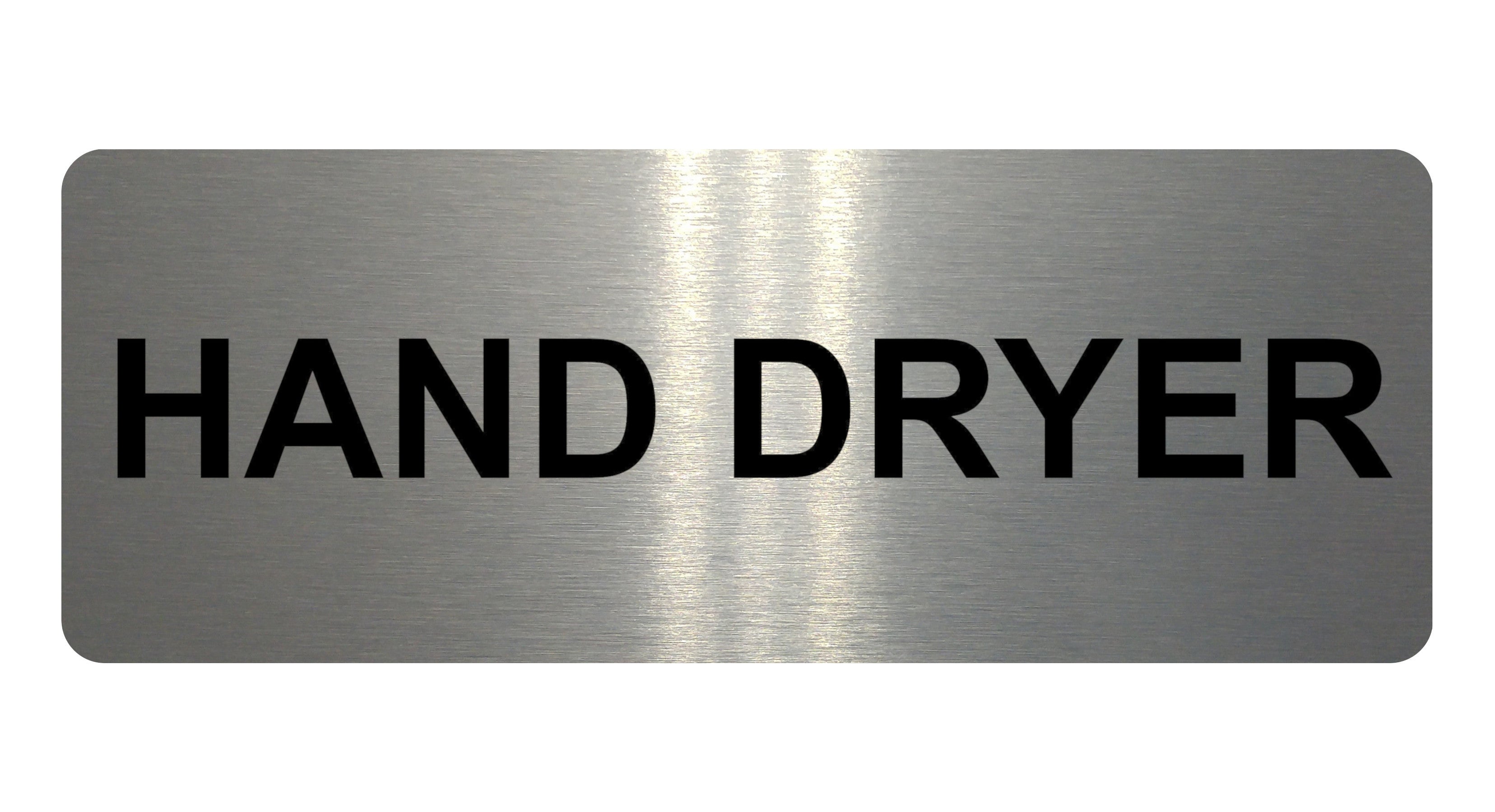 1386 HAND DRYER Metal Aluminium Plaque Sign Toilet Shop Bar Restaurant Hotel