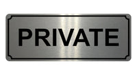 1391 PRIVATE Metal Aluminium Plaque Sign House Office Door Gate Bar Hotel Pub