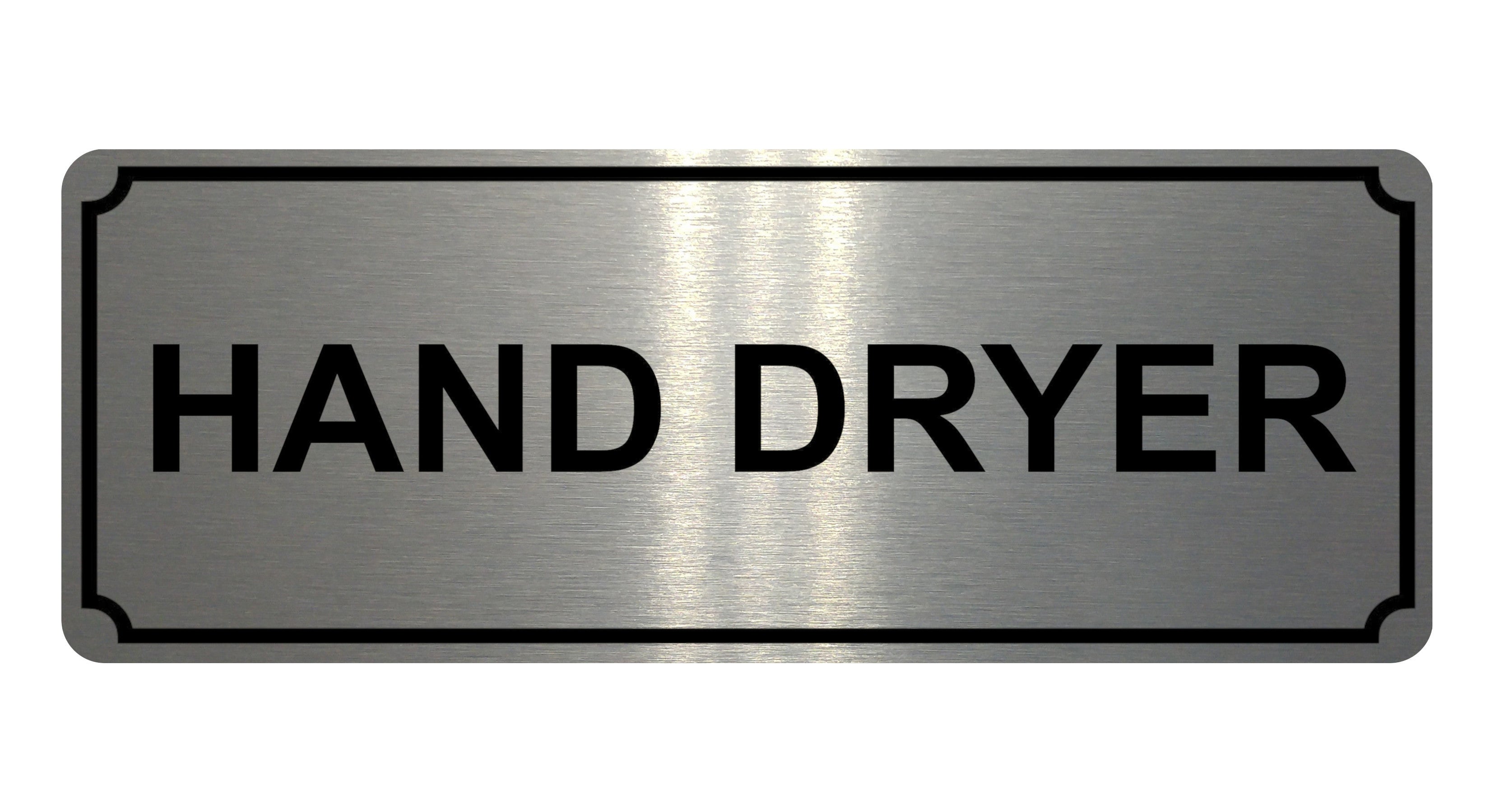 1387 HAND DRYER Metal Aluminium Plaque Sign Toilet Shop Bar Restaurant Hotel