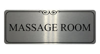 1281 MASSAGE ROOM Metal Aluminium Plaque Sign For House Door Wall Hotel