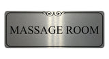 1281 MASSAGE ROOM Metal Aluminium Plaque Sign For House Door Wall Hotel