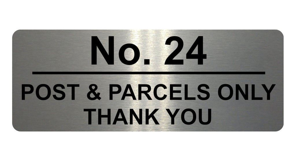 779 Custom Personalised POST & PARCELS Metal Plaque Sign For Door House Gate Letters