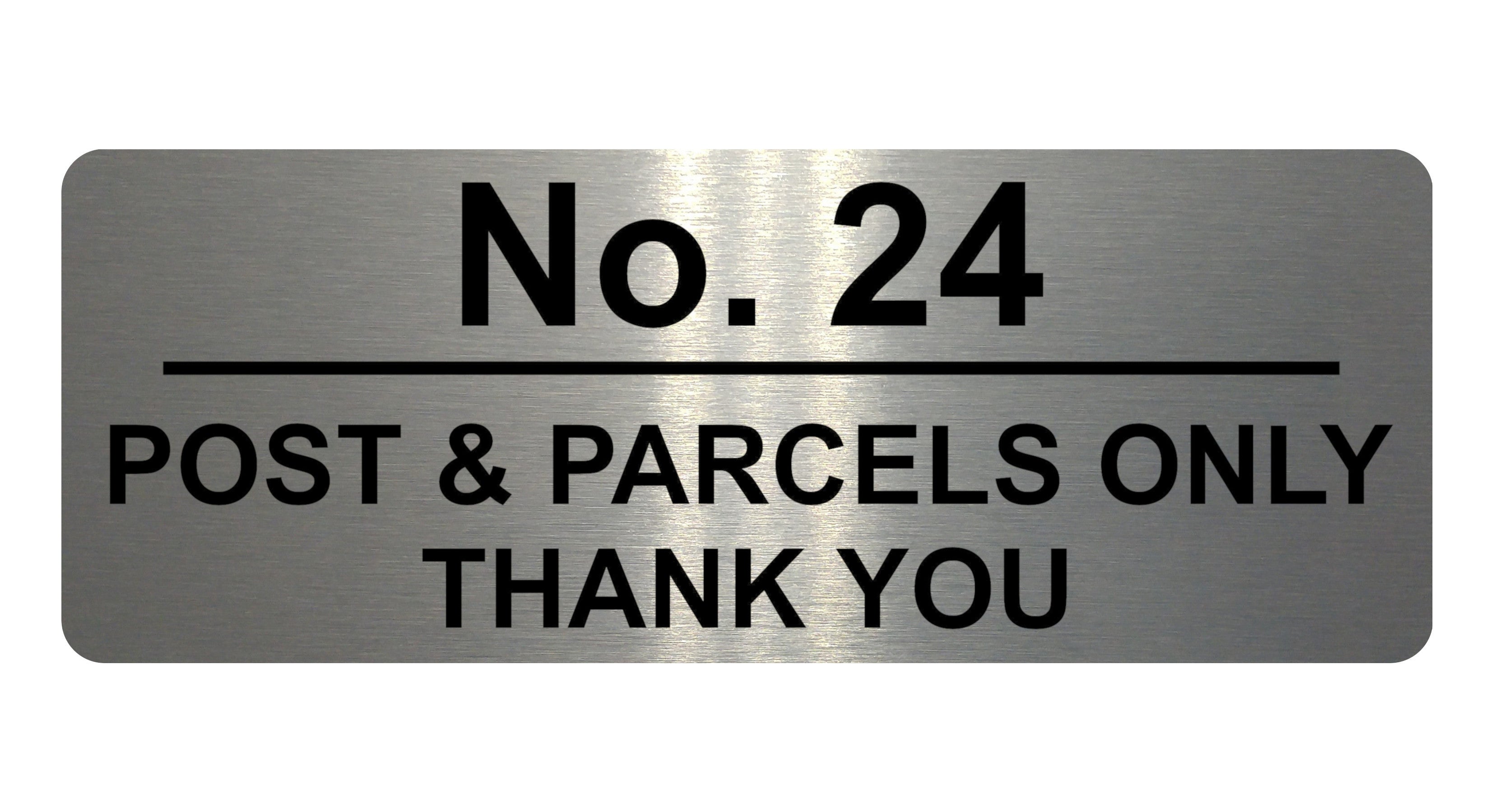 779 Custom Personalised POST & PARCELS Metal Plaque Sign For Door House Gate Letters