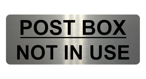Parcel Box Arrow Left Etal Sign Plaque Door House Office Letters