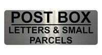 833 POST BOX LETTERS & SMALL PARCELS Metal Aluminium Plaque Sign House Gate Door