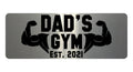 686 Custom Personalised DAD'S Gym Metal Aluminium Sign Plaque Fitness Door Wall