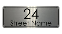 771 Custom Personalised Address Metal Aluminium Sign For Door Gate Wall Plaque