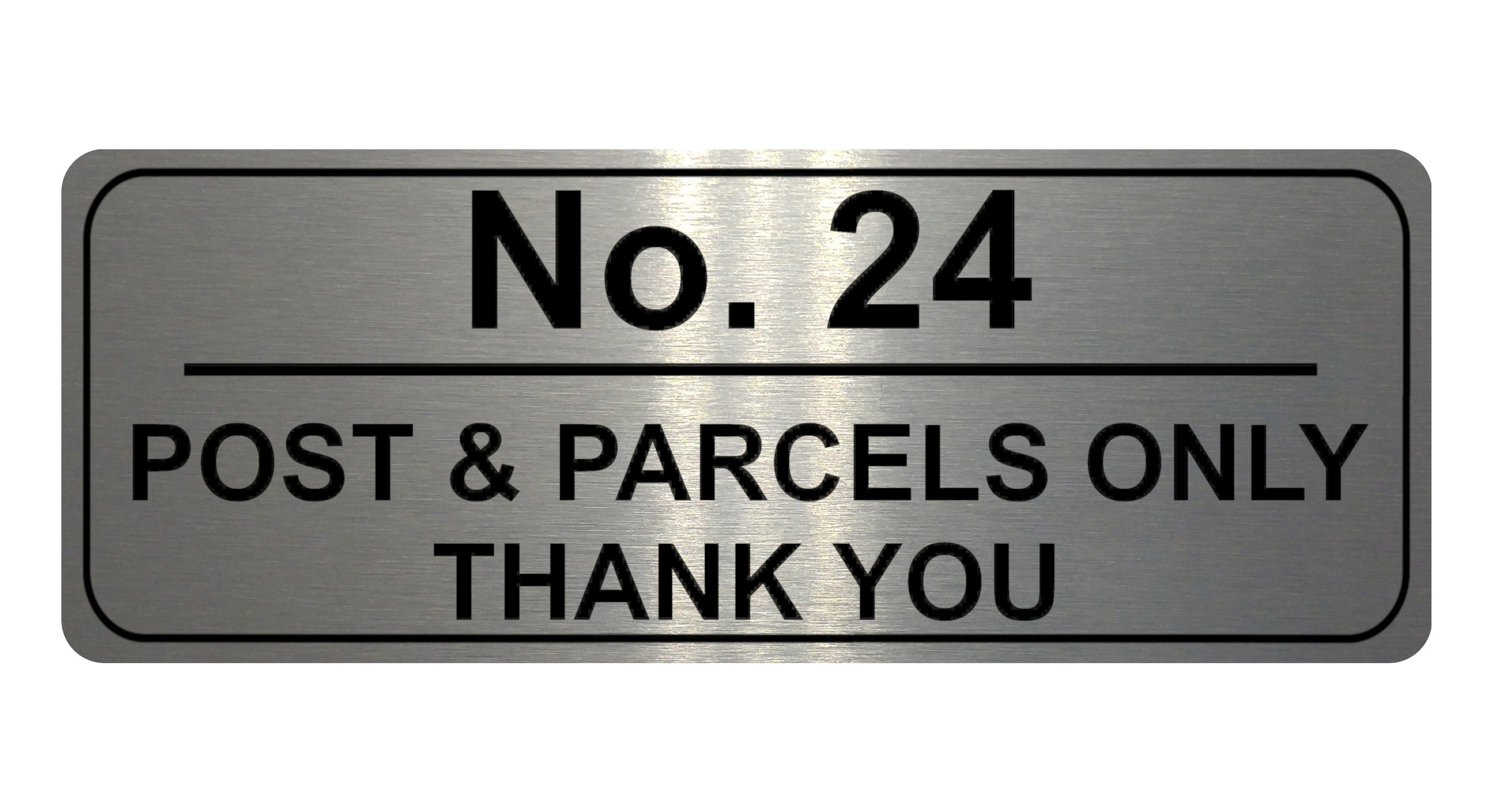 780 Custom Personalised POST & PARCELS Metal Plaque Sign For Door House Gate Letters