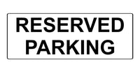 661 RESERVED PARKING Metal Aluminium Door Wall Sign Plaque For House Office Car