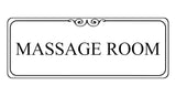 1281 MASSAGE ROOM Metal Aluminium Plaque Sign For House Door Wall Hotel