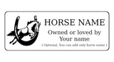 758 Custom Personalised Horse Name Pony Metal Aluminium Sign Stable Door Plaque