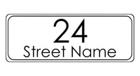 771 Custom Personalised Address Metal Aluminium Sign For Door Gate Wall Plaque