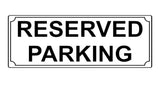 662 RESERVED PARKING Metal Aluminium Door Wall Sign Plaque For House Office Car