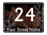 782 Custom Personalised Number & Address Metal Aluminium Sign Door Plaque House Office