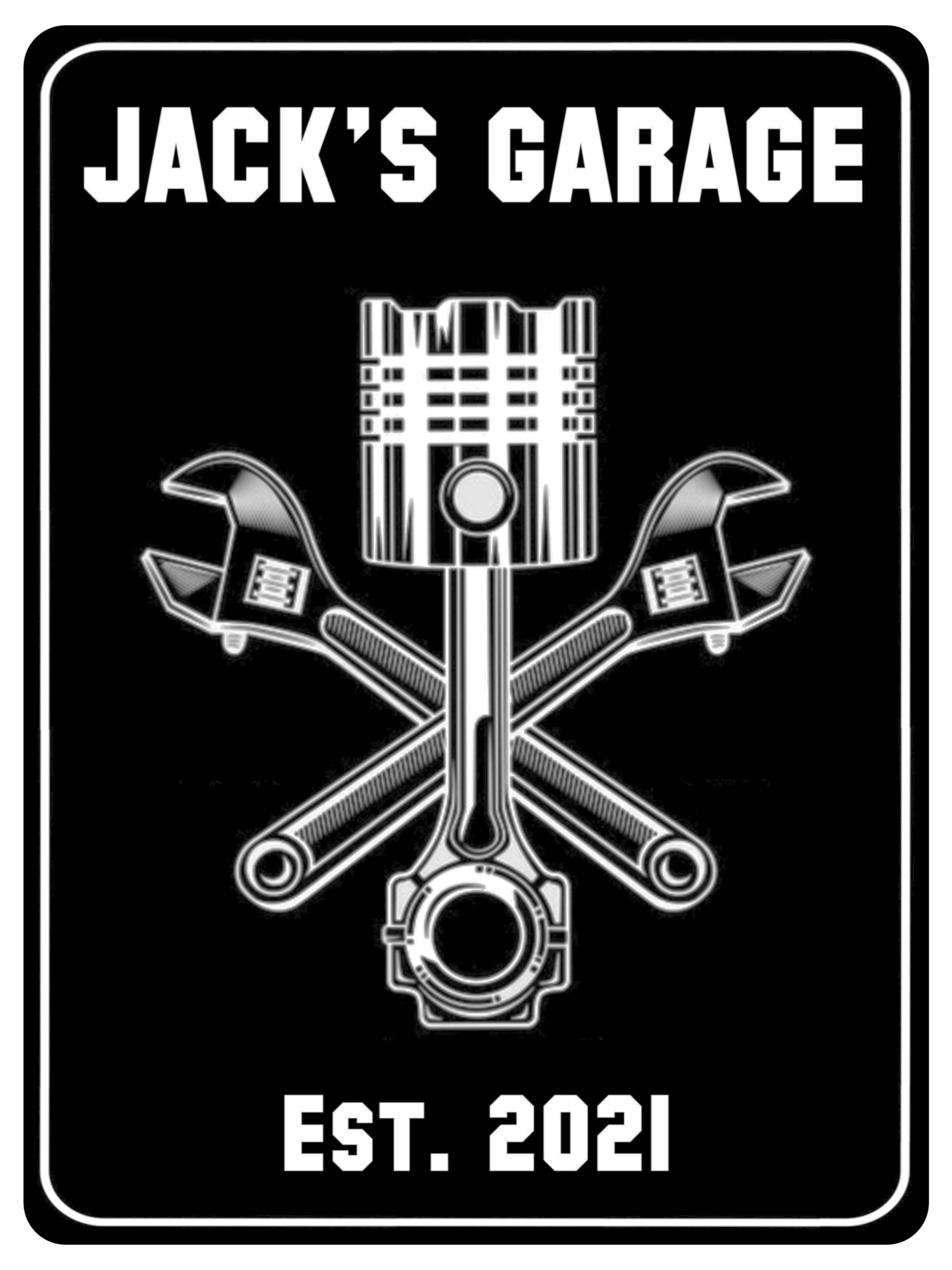 702 Custom Personalised NAME'S GARAGE Car Metal Aluminium Sign Plaque Door Wall Gate
