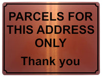 1351 PARCELS FOR THIS ADDRESS ONLY Metal Aluminium Plaque Sign Door House Gate