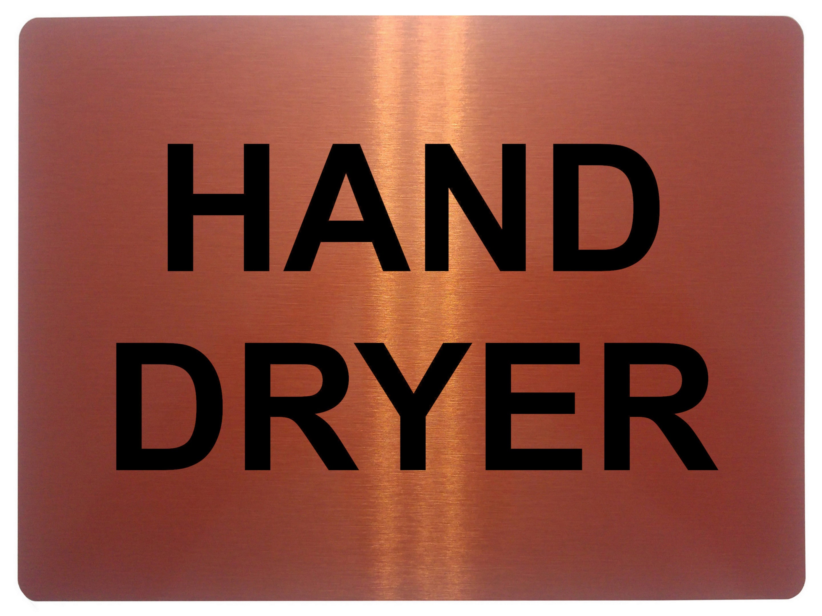 1386 HAND DRYER Metal Aluminium Plaque Sign Toilet Shop Bar Restaurant Hotel