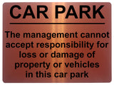 AL049 CAR PARK Safety Vehicle Digitally Printed Metal Aluminium Plaque Sign Gate