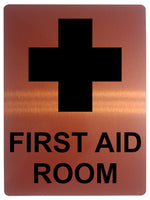 1665 FIRST AID ROOM Emergency Metal Aluminium Plaque Sign Door