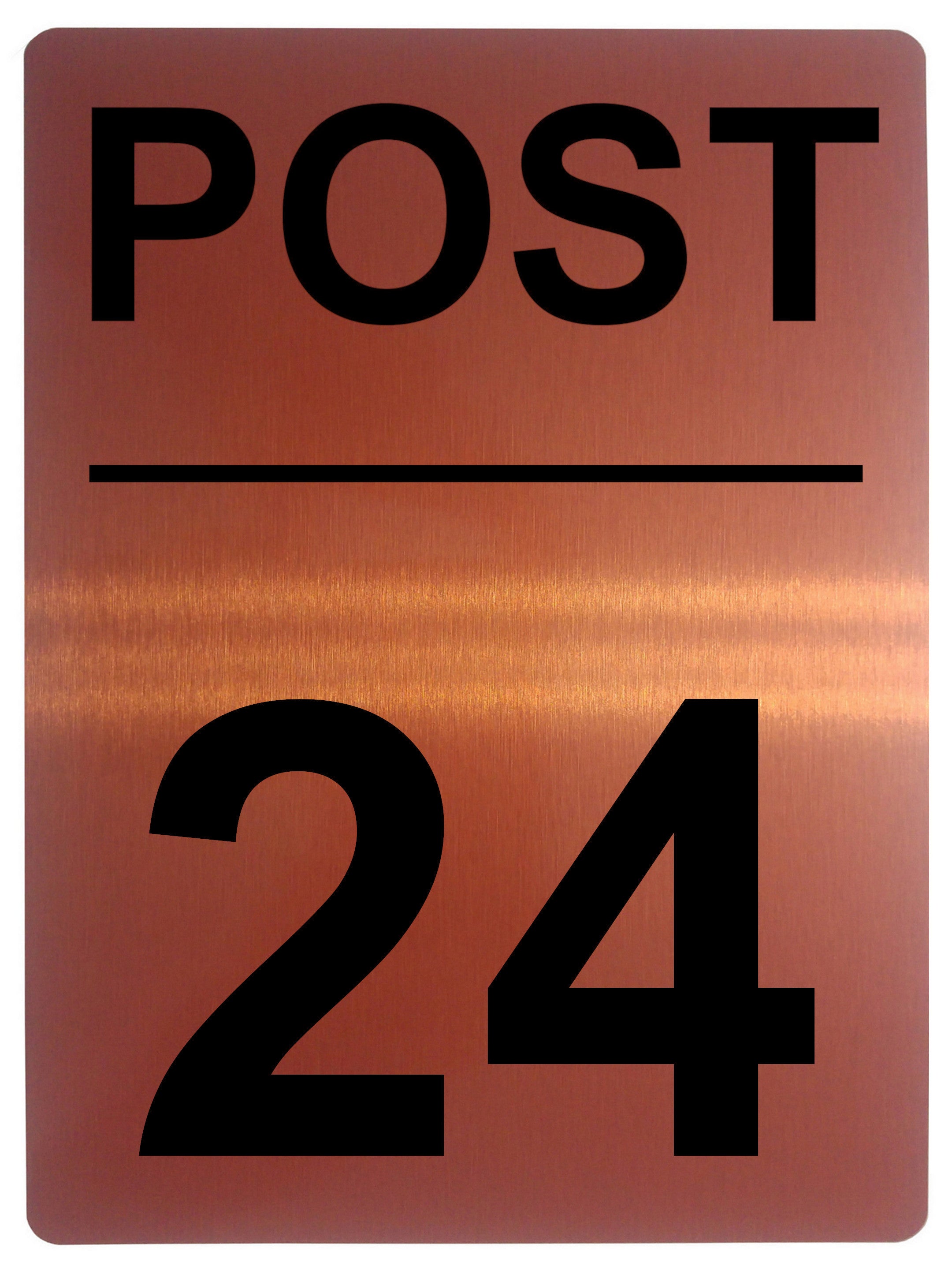 581 Custom Personalised POST Metal Aluminium Plaque Sign Door House Gate Letters Parcels