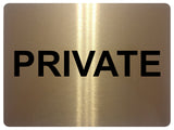 1390 PRIVATE Metal Aluminium Plaque Sign House Office Door Gate Bar Hotel Pub