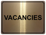 1381 VACANCIES Metal Aluminium Plaque Sign Door Gate Window House Hotel Room Bed