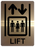 1408 LIFT Information Metal Aluminium Plaque Sign Hotel Shop Restaurant Elevator