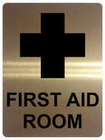 1665 FIRST AID ROOM Emergency Metal Aluminium Plaque Sign Door