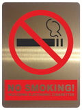 1286 NO SMOKING! Metal Aluminium Plaque Sign For Door Wall House Office Pub Bar