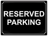 660 RESERVED PARKING Metal Aluminium Door Wall Sign Plaque For House Office Car