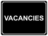 1381 VACANCIES Metal Aluminium Plaque Sign Door Gate Window House Hotel Room Bed