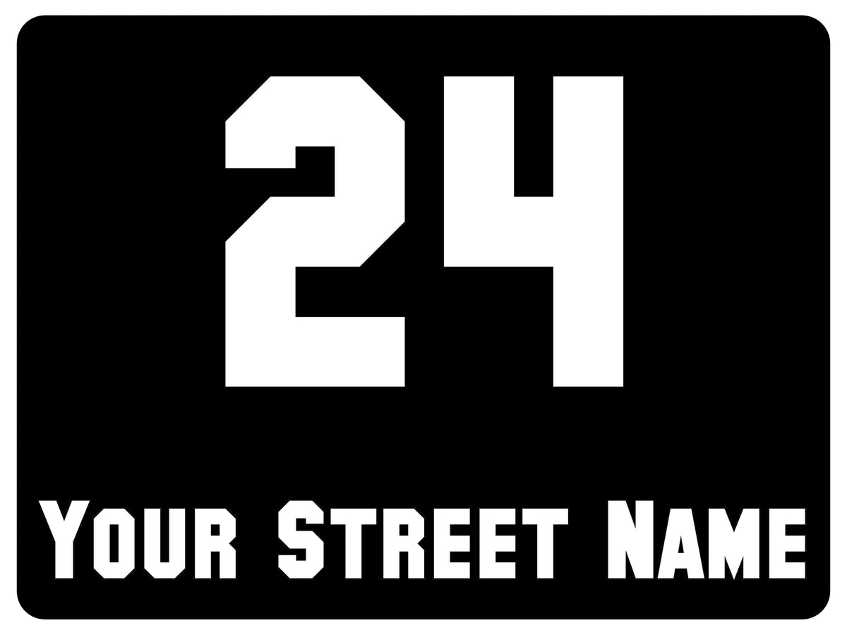 1062 Custom Personalised Address Metal Aluminium Sign Plaque Wall Gate House Office