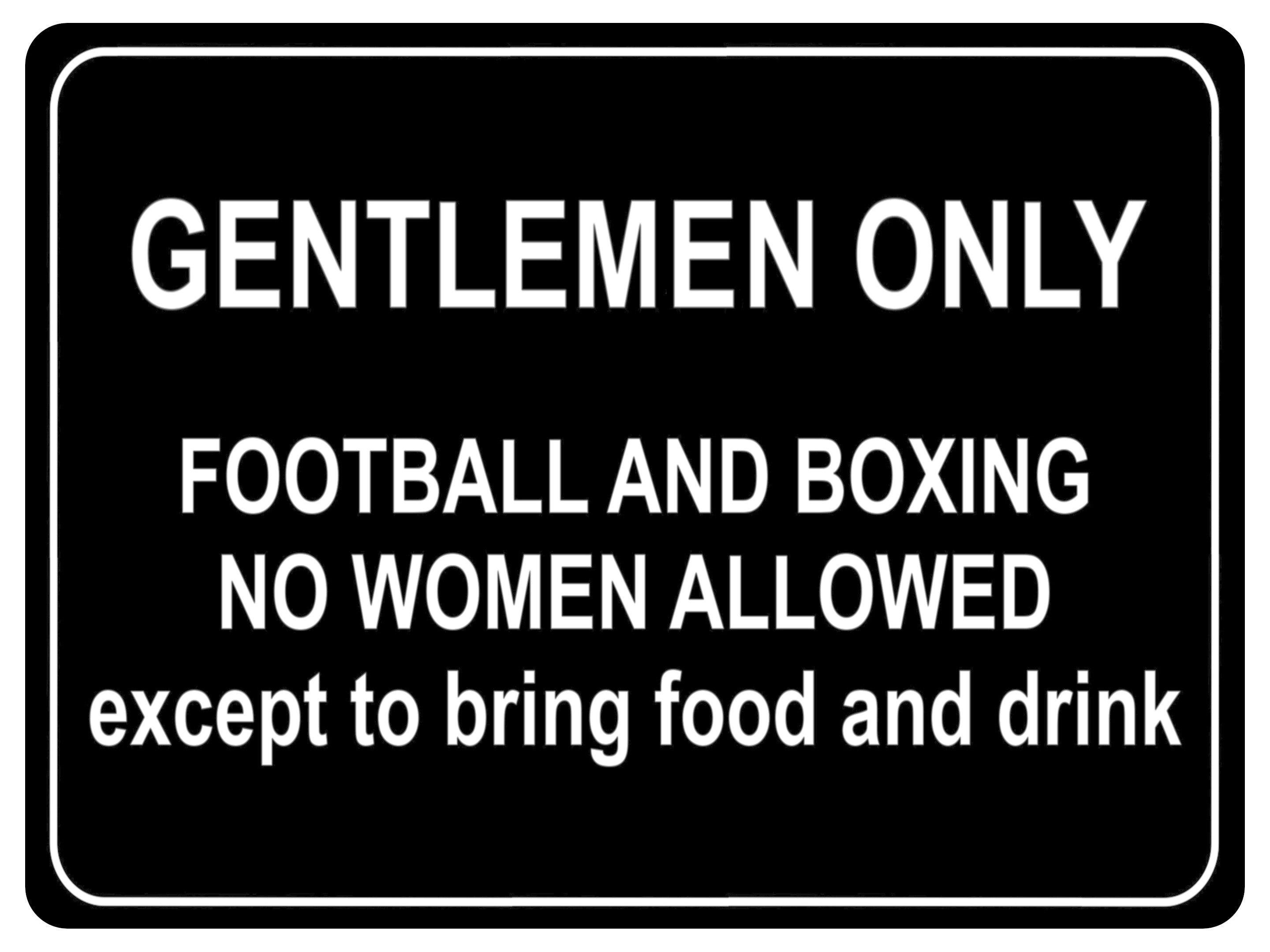1007 GENTLEMEN ONLY Funny Metal Aluminium Plaque Sign For Door Wall House Office
