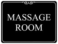 1280 MASSAGE ROOM Metal Aluminium Plaque Sign For House Door Wall Hotel