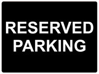 659 RESERVED PARKING Metal Aluminium Door Wall Sign Plaque For House Office Car