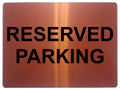 659 RESERVED PARKING Metal Aluminium Door Wall Sign Plaque For House Office Car