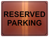 660 RESERVED PARKING Metal Aluminium Door Wall Sign Plaque For House Office Car