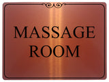 1280 MASSAGE ROOM Metal Aluminium Plaque Sign For House Door Wall Hotel