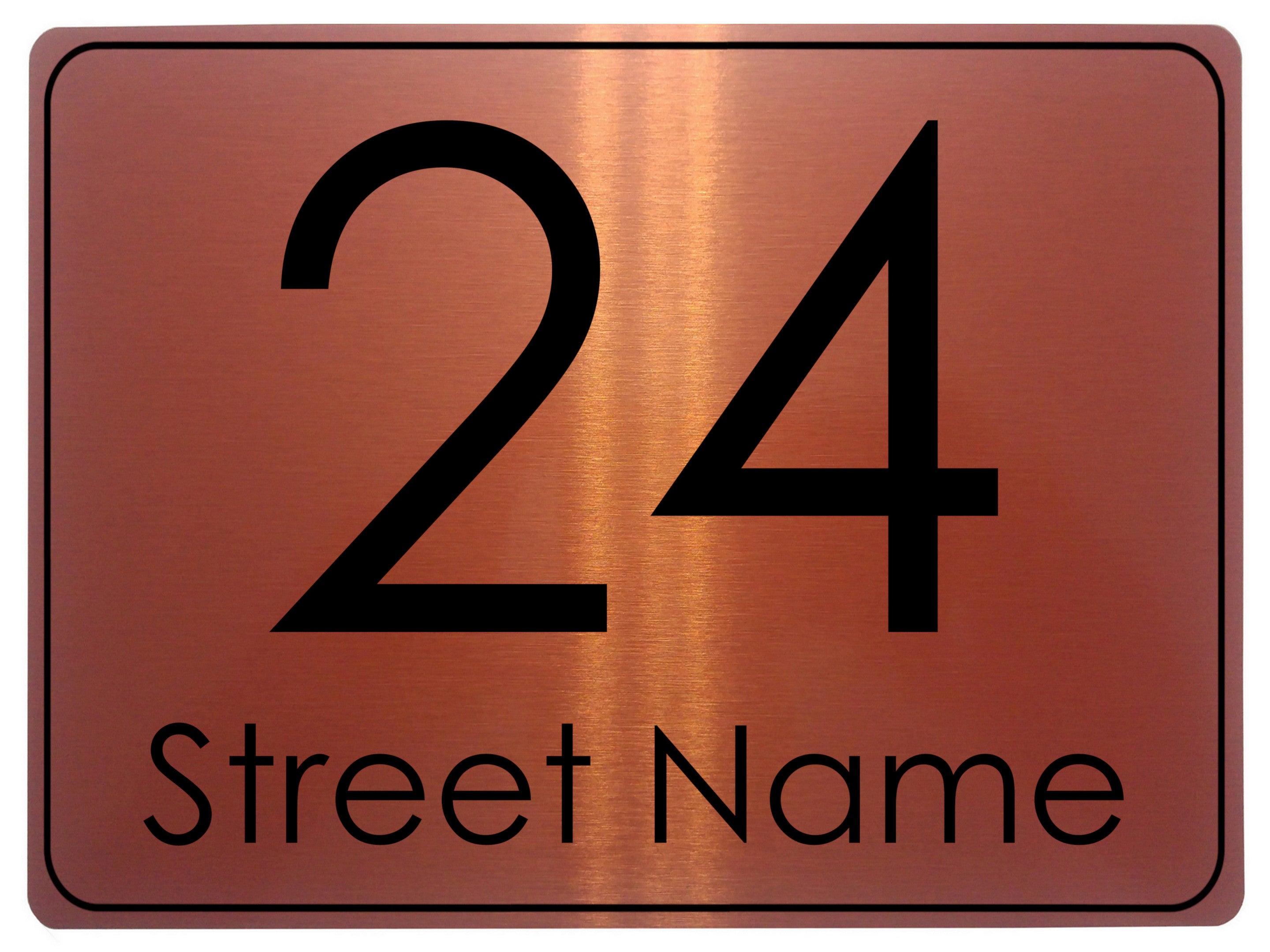 770 Custom Personalised Number & Address Metal Aluminium Sign Door Plaque House Office