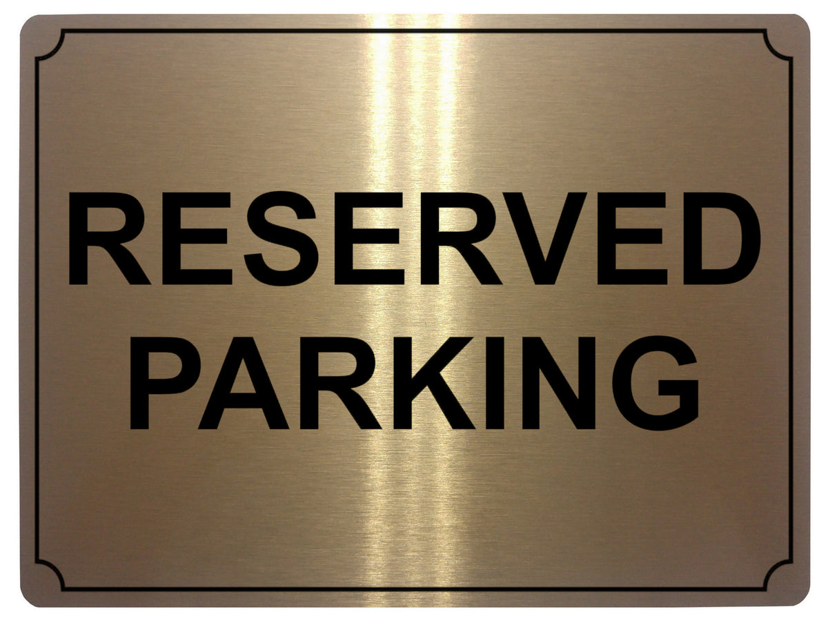 660 RESERVED PARKING Metal Aluminium Door Wall Sign Plaque For House Office Car