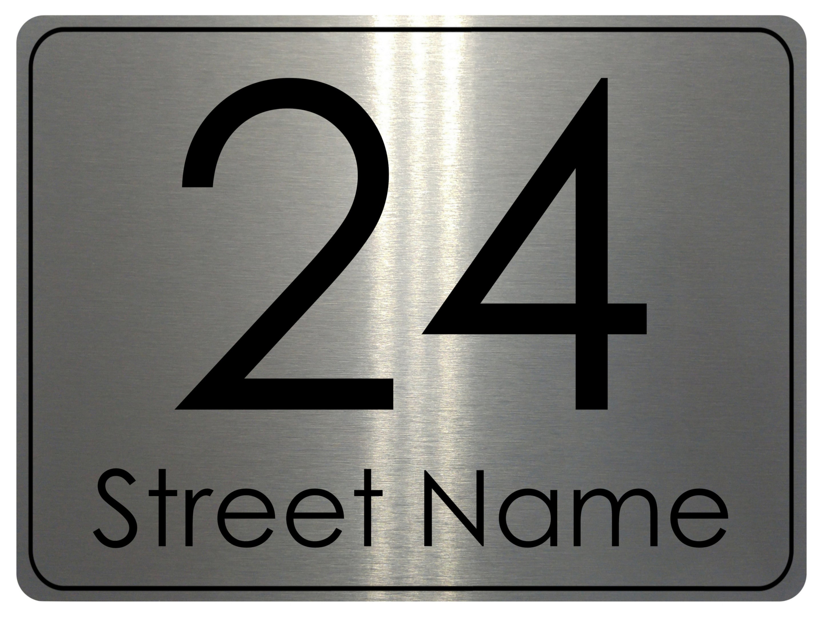 770 Custom Personalised Number & Address Metal Aluminium Sign Door Plaque House Office