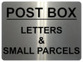 831 POST BOX LETTERS & SMALL PARCELS Metal Aluminium Plaque Sign House Gate Door