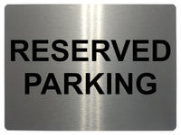 659 RESERVED PARKING Metal Aluminium Door Wall Sign Plaque For House Office Car