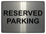 660 RESERVED PARKING Metal Aluminium Door Wall Sign Plaque For House Office Car