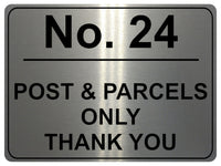 778 Custom Personalised POST & PARCELS Metal Plaque Sign For Door House Gate Letters