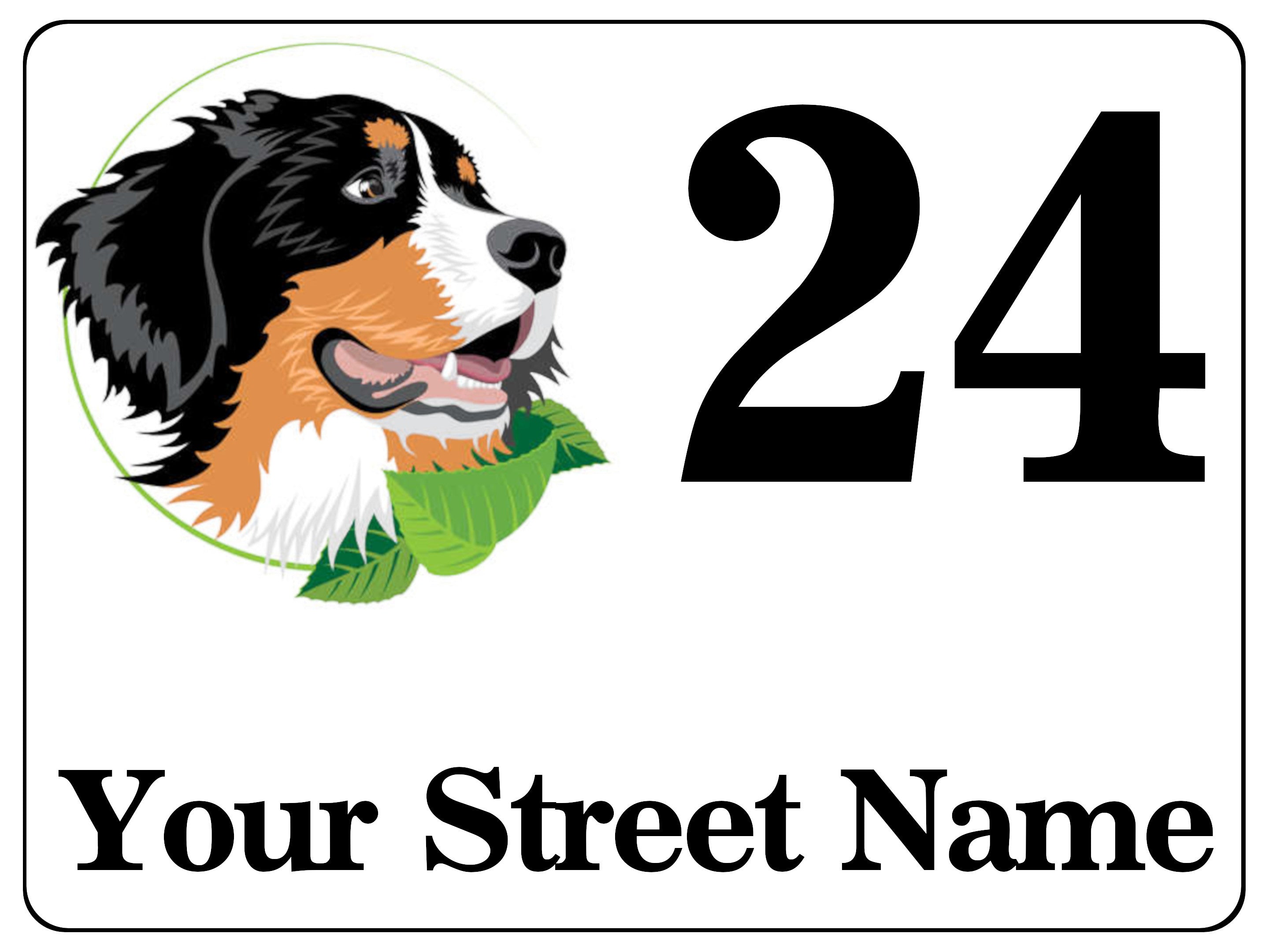 1104 Custom Personalised Address Metal Aluminium Sign Plaque Door Gate House Office
