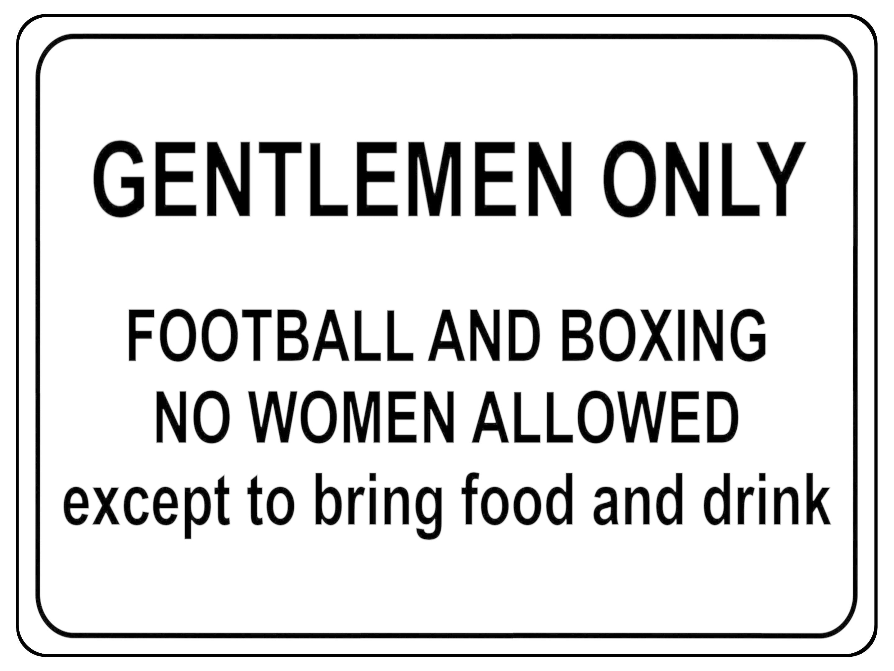 1007 GENTLEMEN ONLY Funny Metal Aluminium Plaque Sign For Door Wall House Office