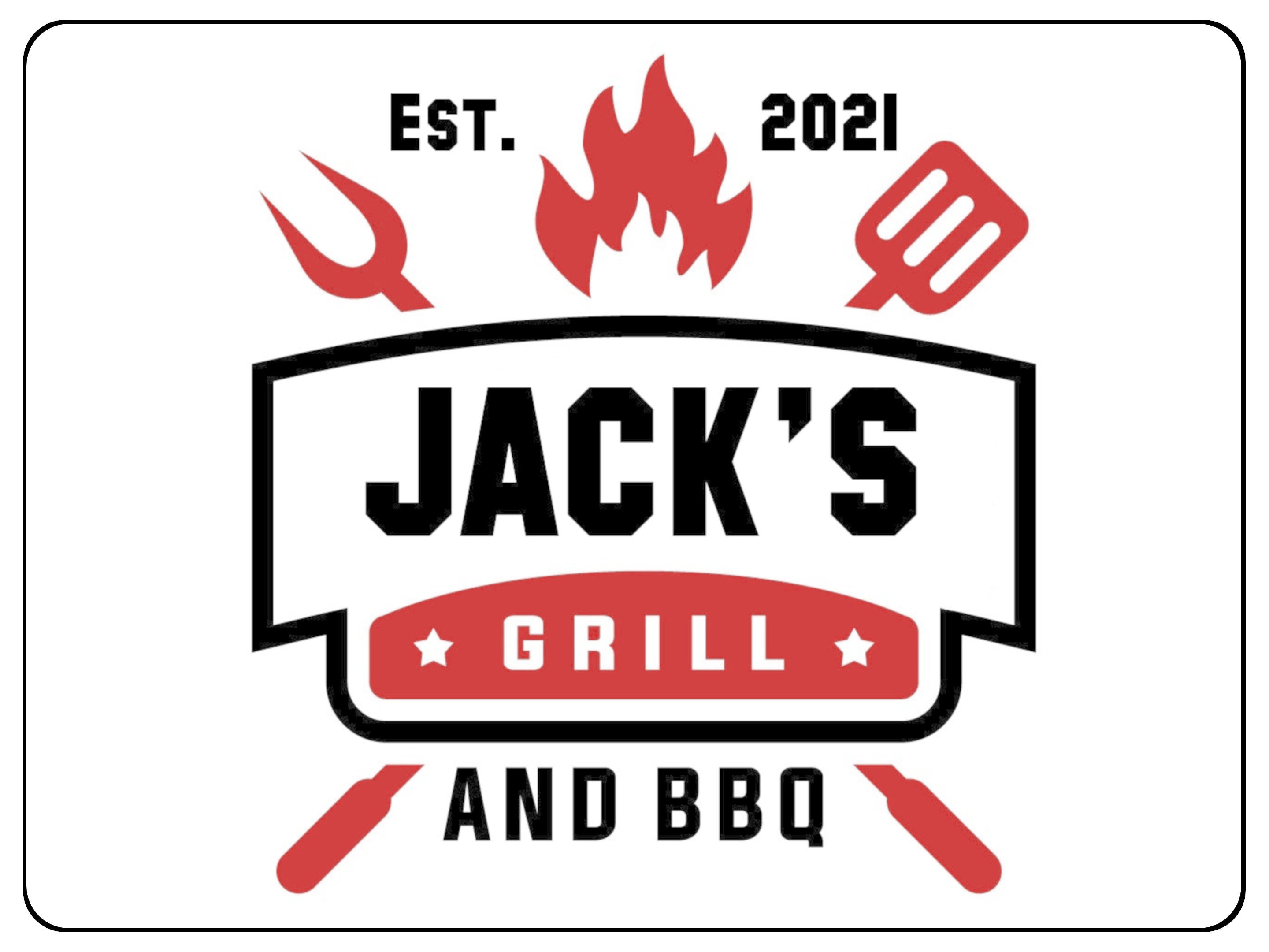 799 Custom Personalised GRILL BBQ Metal Aluminium Plaque Sign Door House Garden Shed