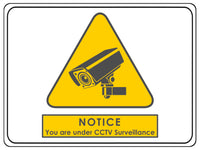 708 CCTV Surveillance Safety Metal Aluminium Plaque Sign Wall House Office Pub